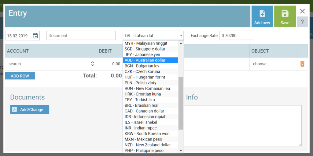 general ledger entry