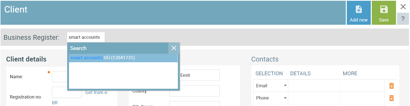 business registry query