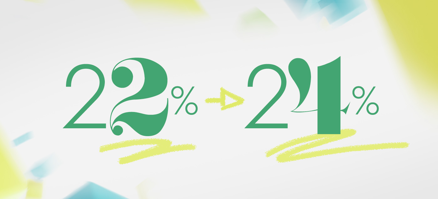 Changes in SmartAccounts with the new 24% VAT rate
